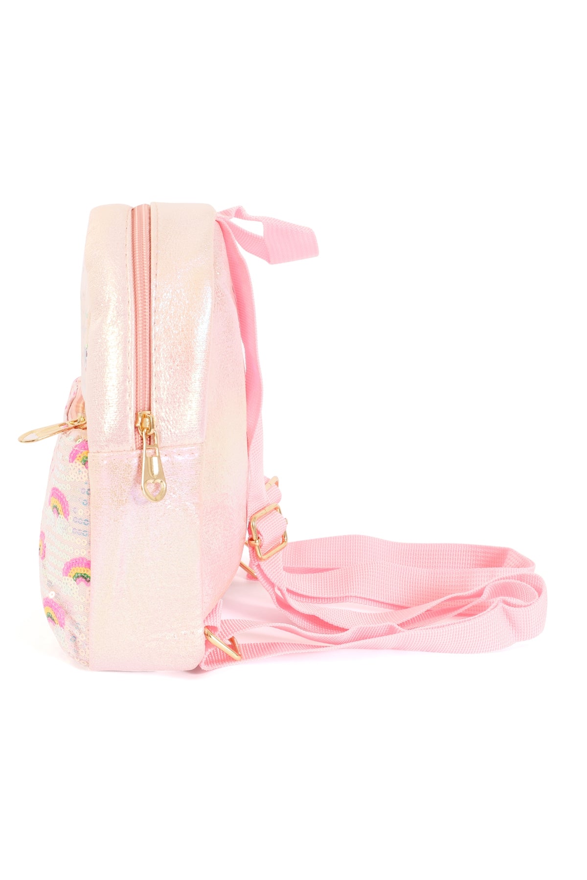 Cute Rainbow Glitter Kids Backpack