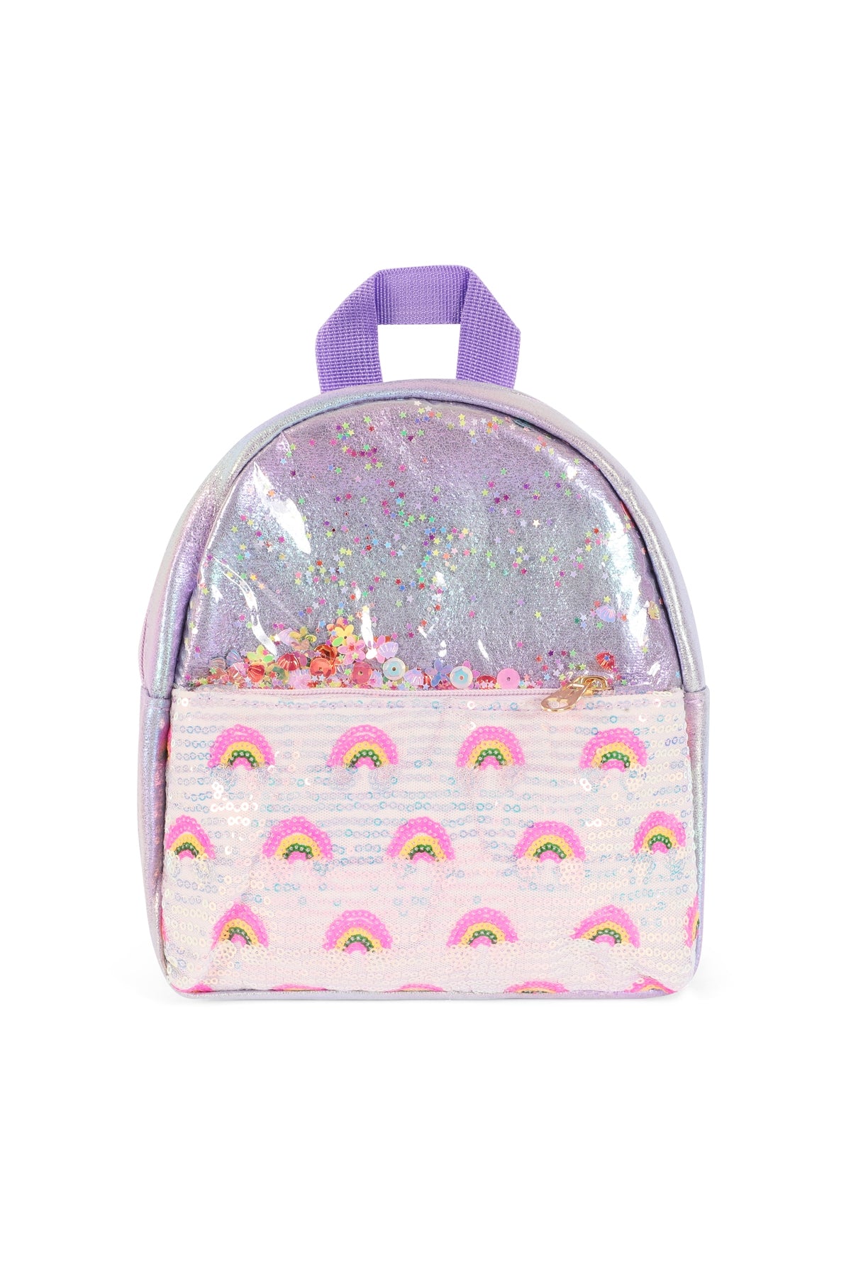 Cute Rainbow Glitter Kids Backpack