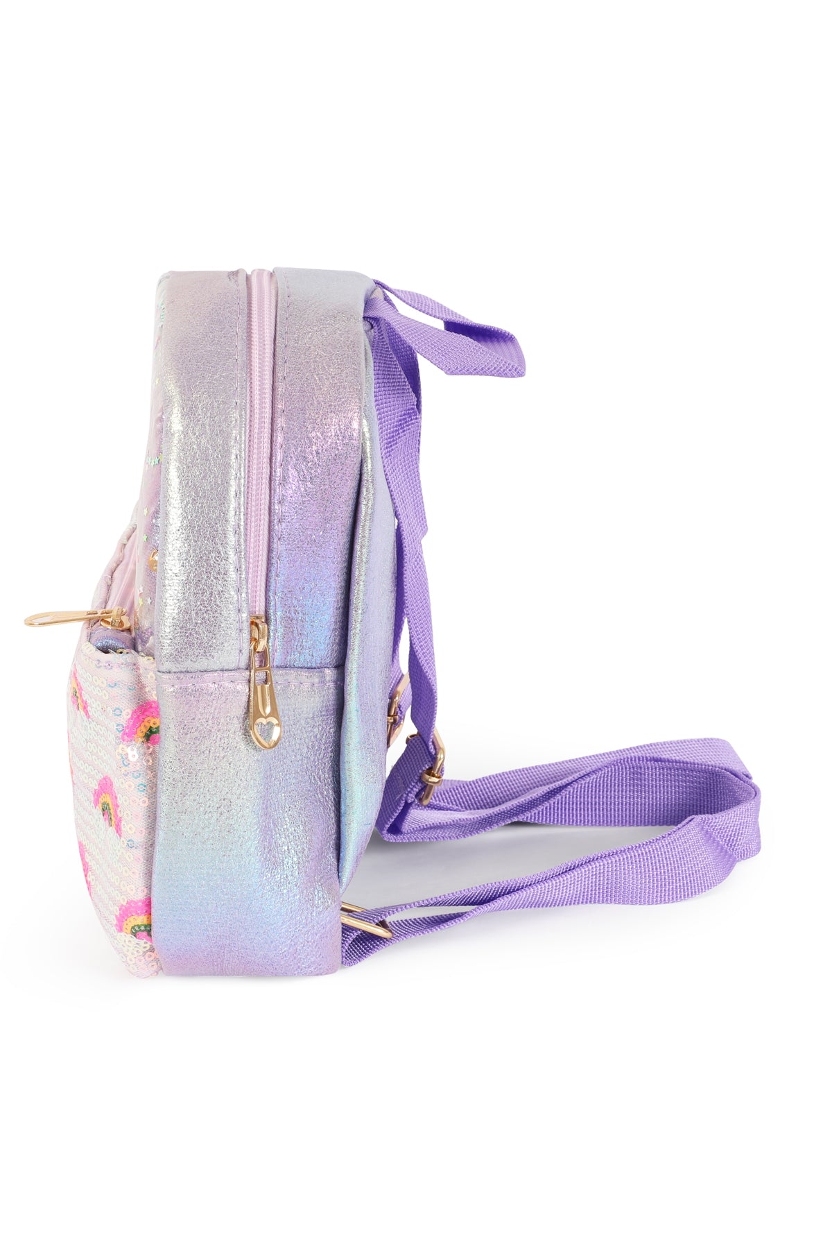 Cute Rainbow Glitter Kids Backpack