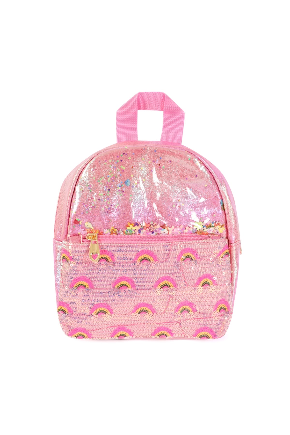 Cute Rainbow Glitter Kids Backpack