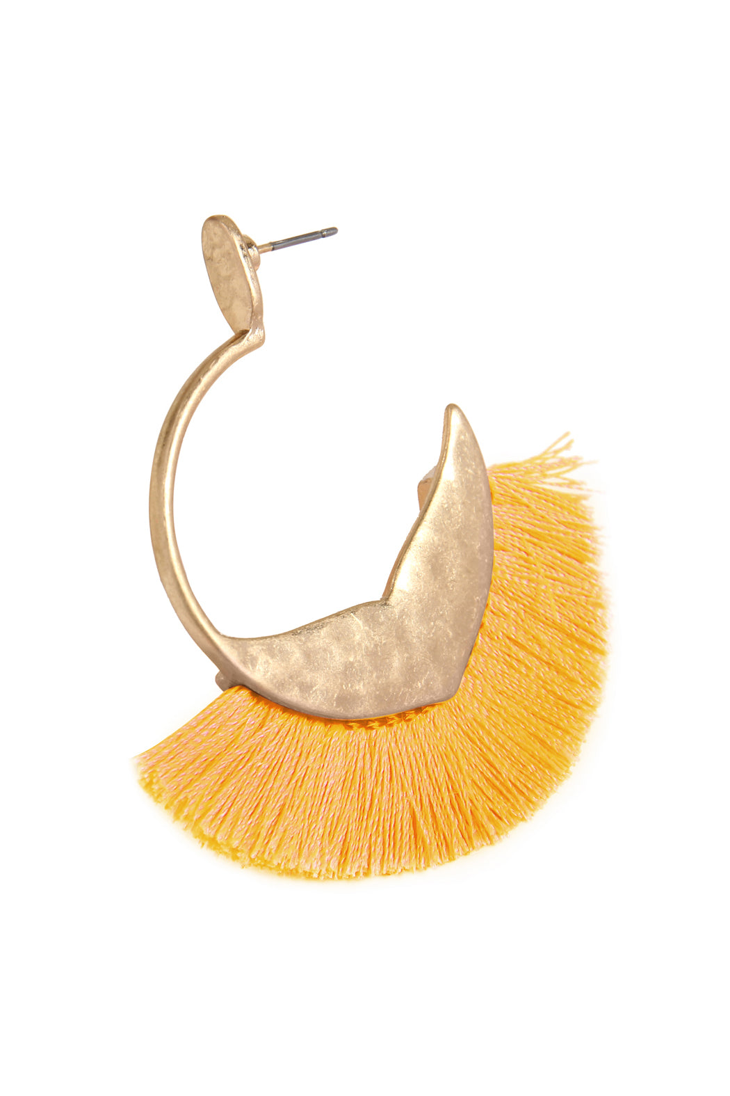Bohemian Inspired Tassel Hoop Earrings