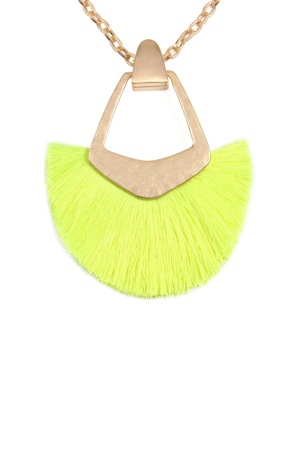 Bohemian Inspired Tassel Pendant Necklace