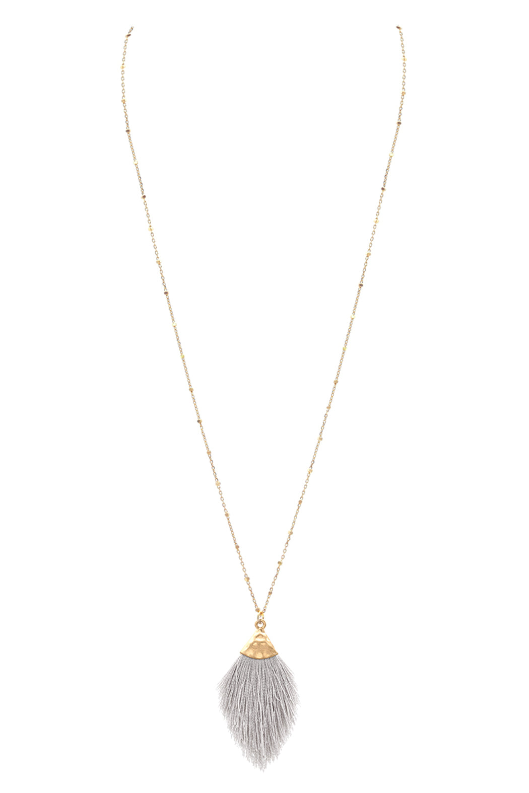 Mini Tassel Pendant Necklace