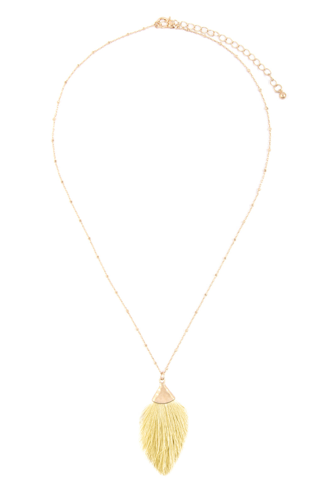 Mini Tassel Pendant Necklace