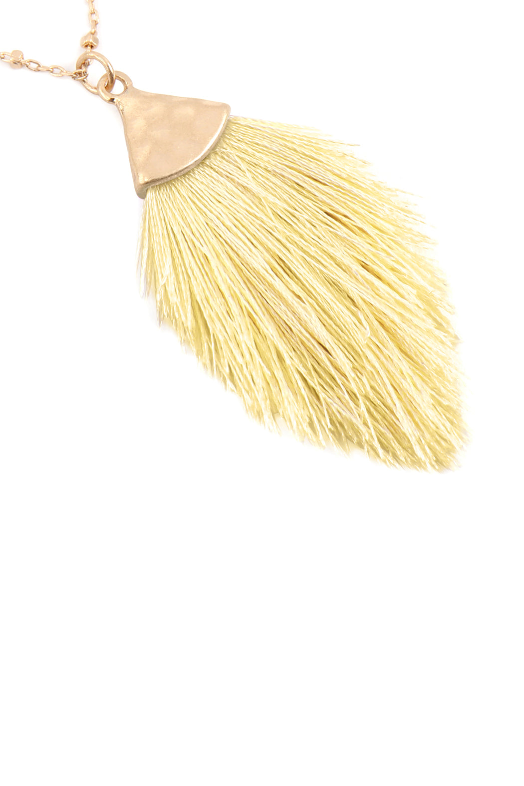Mini Tassel Pendant Necklace
