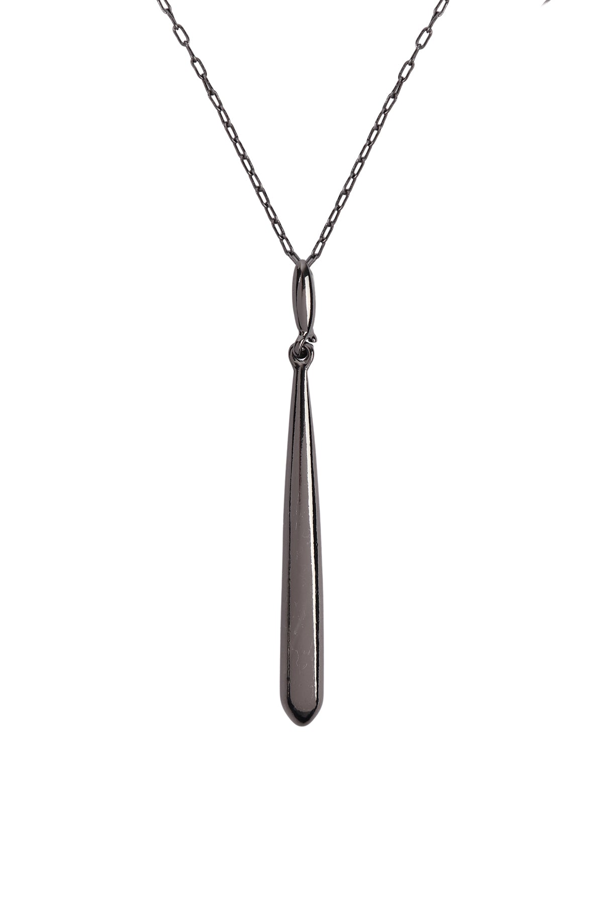 Metal 3D Bar Pendant Necklace