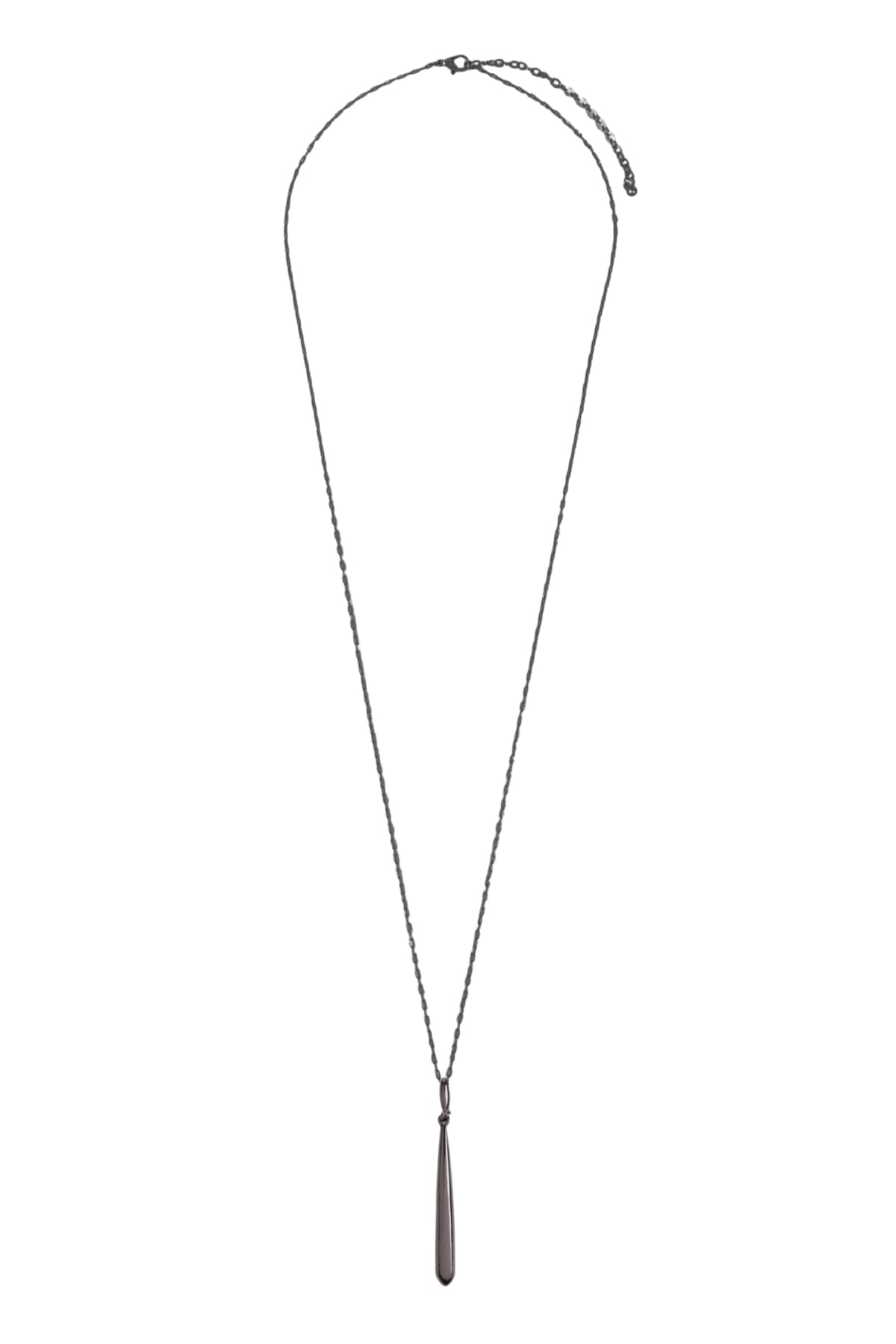 Metal 3D Bar Pendant Necklace