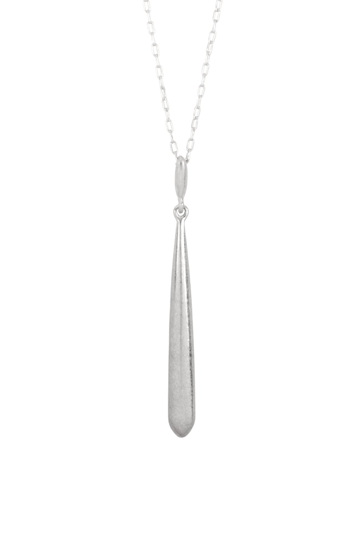 Metal 3D Bar Pendant Necklace