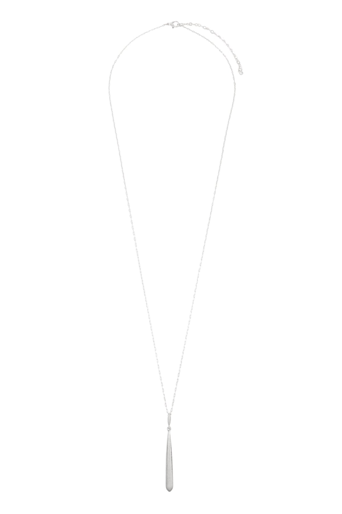 Metal 3D Bar Pendant Necklace