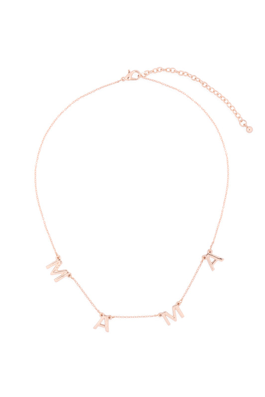 16 "MAMA" Large Initial Letter Necklace