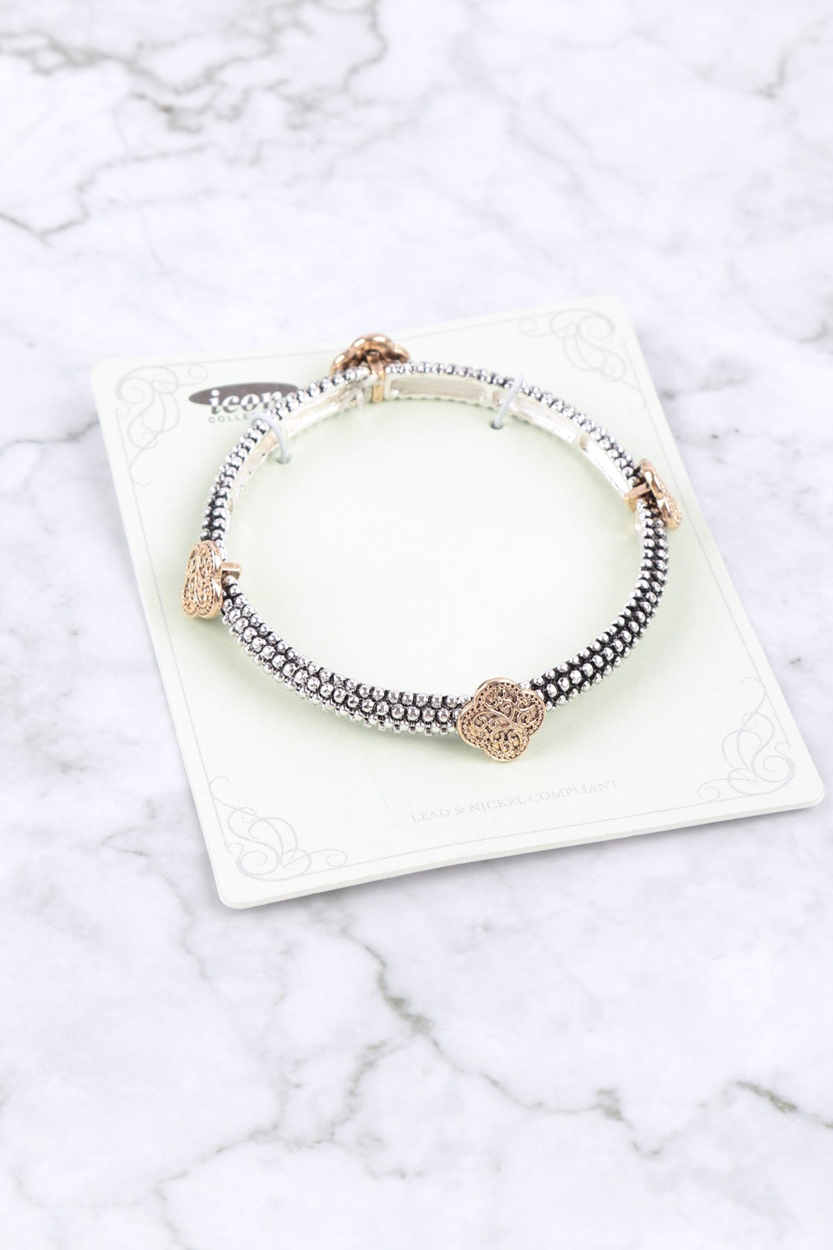 Tailored Stackable Bead Charm Bracelet