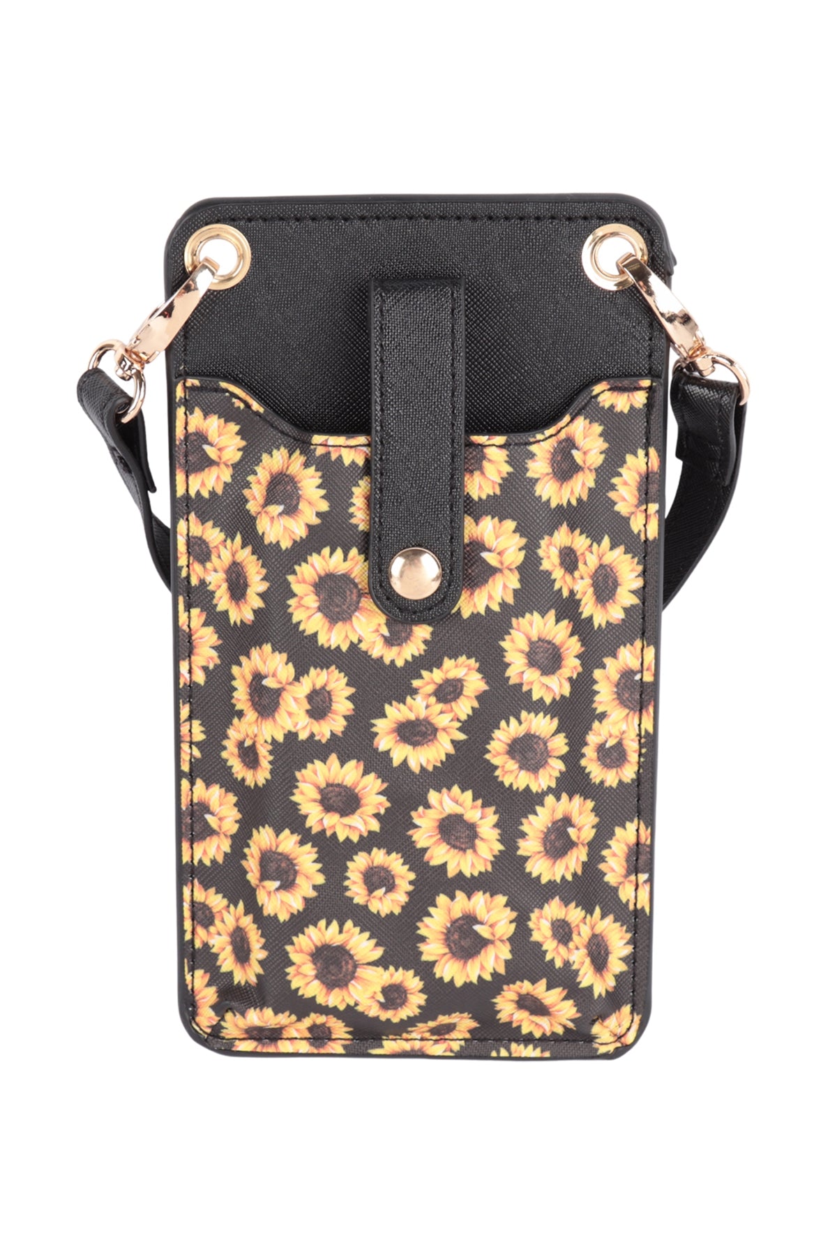 Women's Sunflower Small Crossbody Cell Phone Bag