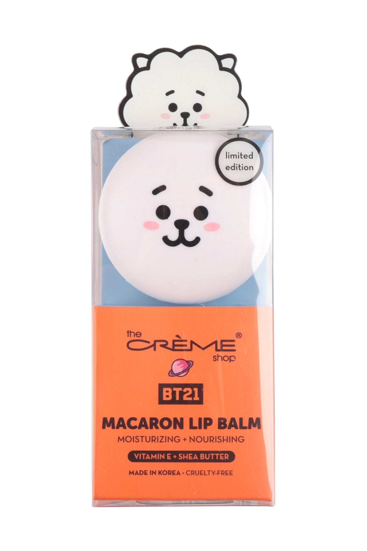 Tcs BT21 Macaron Lip Balm RJ w/ Vitamin E Plus Shea Butter- Mango