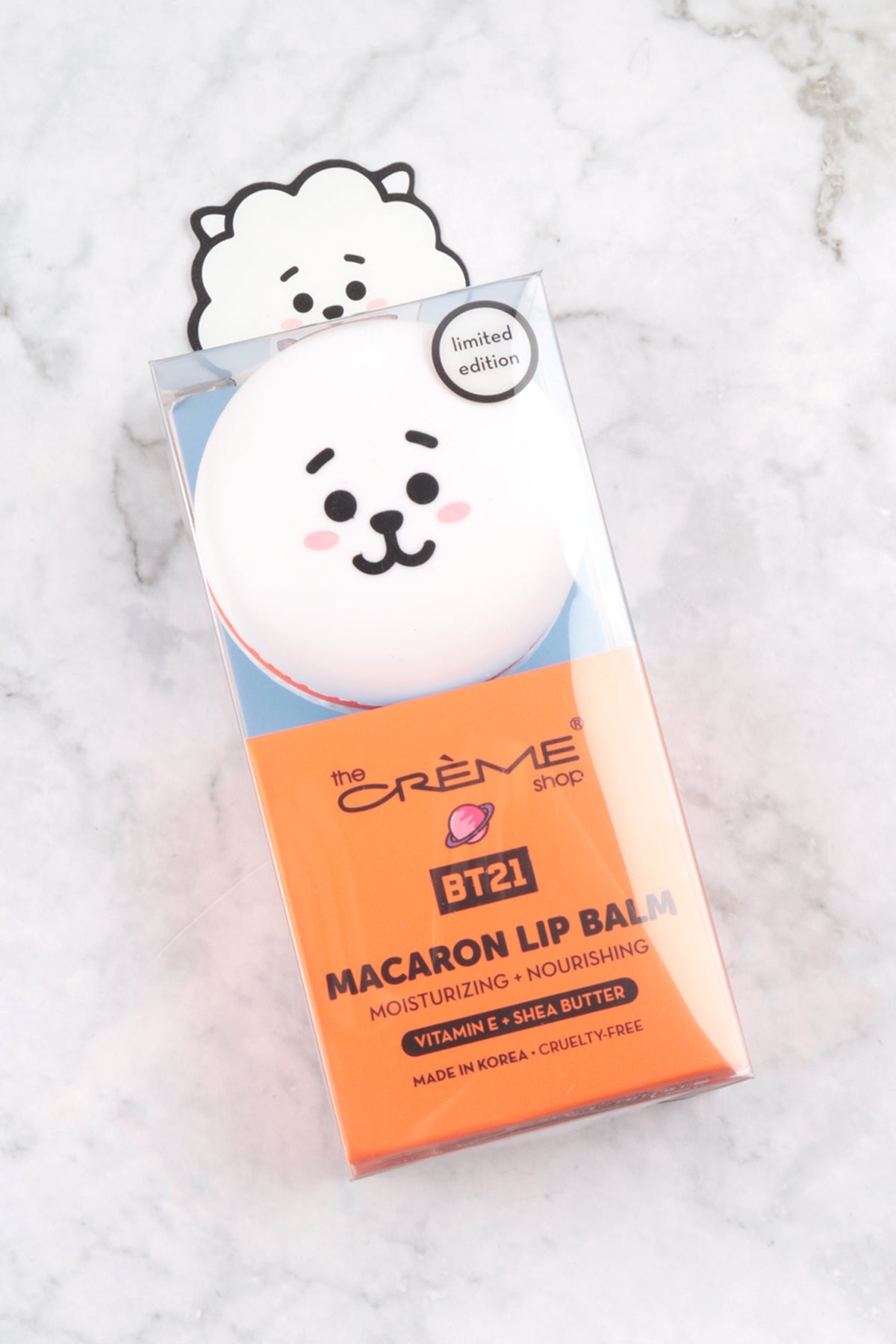 Tcs BT21 Macaron Lip Balm RJ w/ Vitamin E Plus Shea Butter- Mango