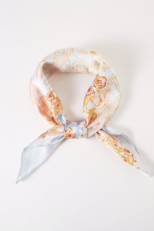 Abstract Floral Print Bandana