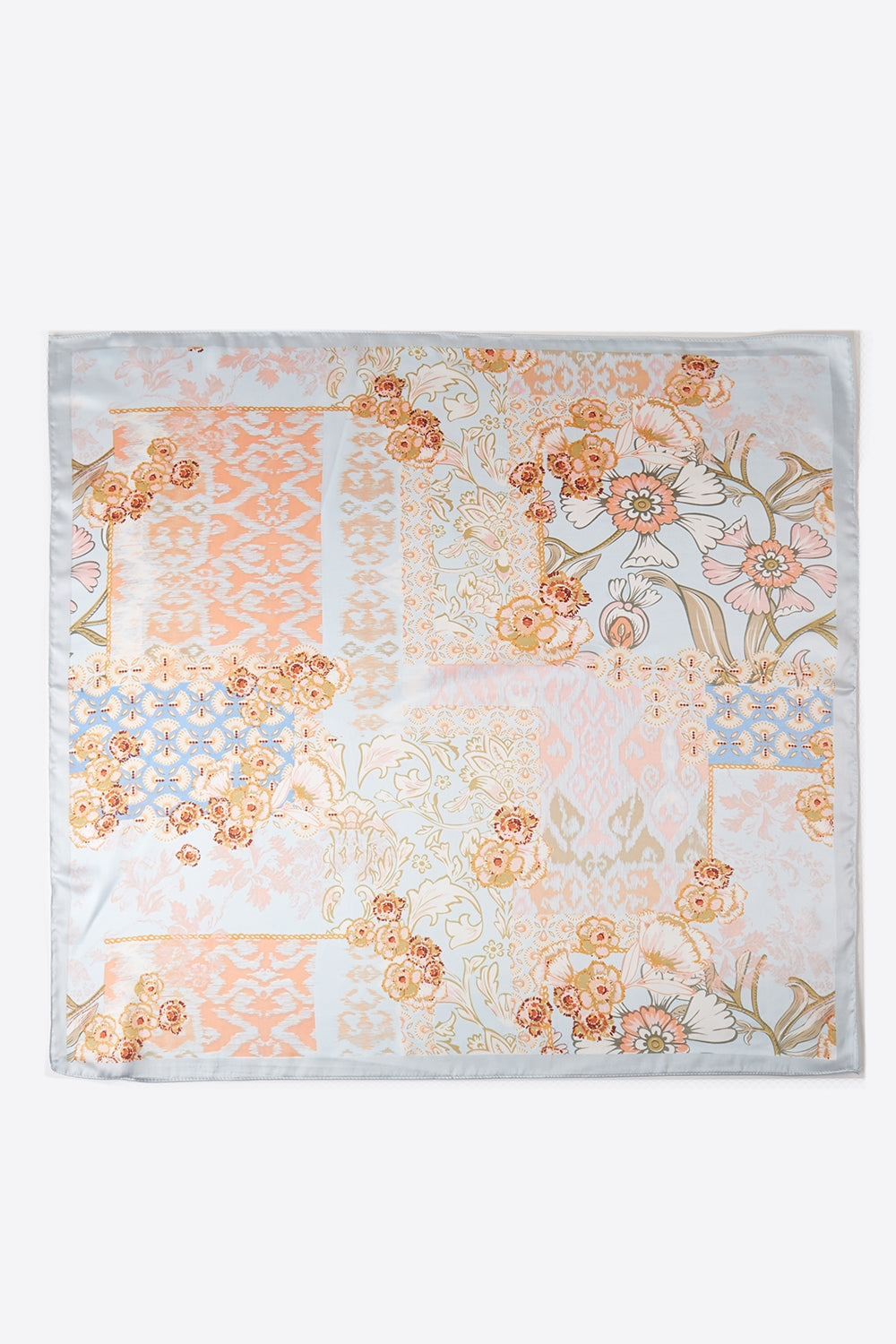Abstract Floral Print Bandana