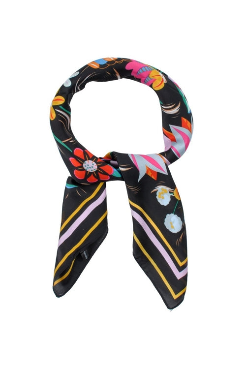 Multi Color Flower Print Bandana