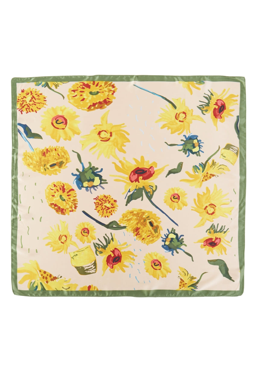 Sunflower Pattern Bandana