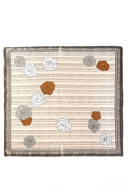 Modern Rose Print Bandana