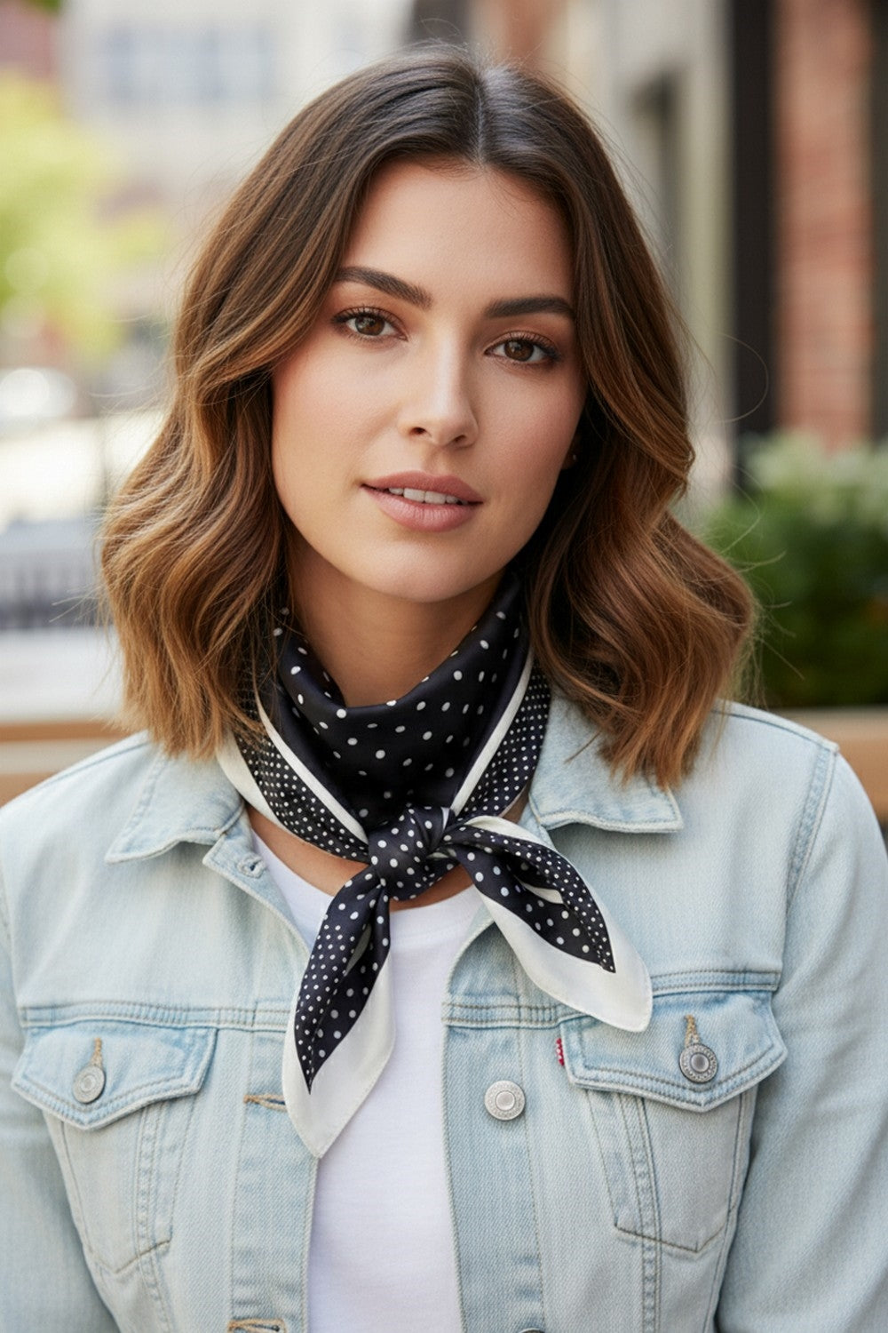 Polka Dots Print Bandana