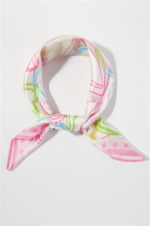 Heart Print Bandana