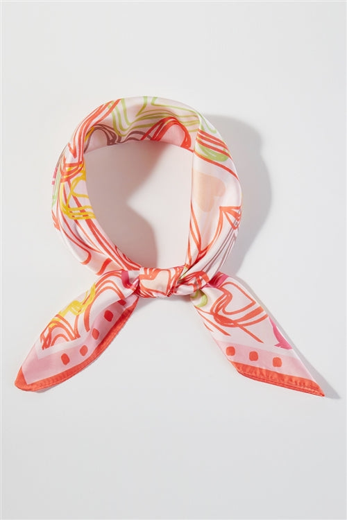 Heart Print Bandana