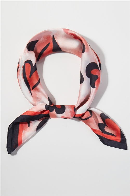 Heart Print Bandana