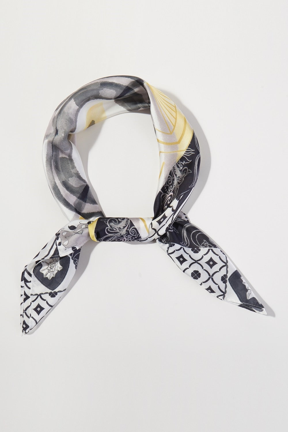 Orange Mosaic Print Bandana