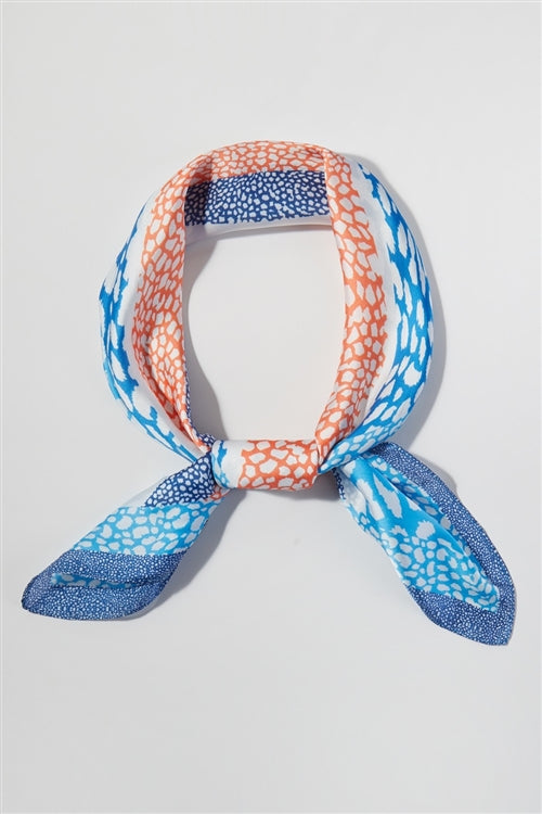 Abstract Leopard Print Bandana