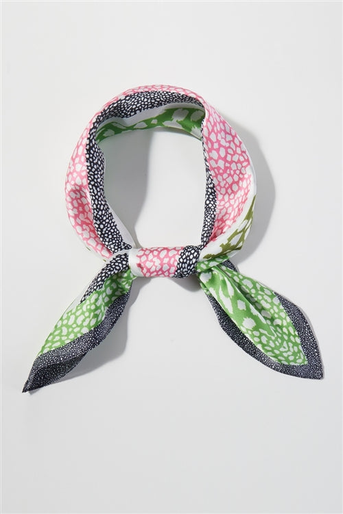 Abstract Leopard Print Bandana