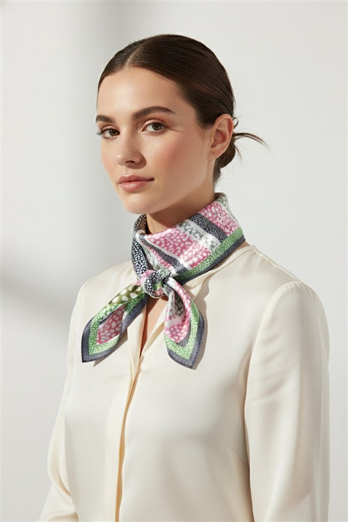 Abstract Leopard Print Bandana