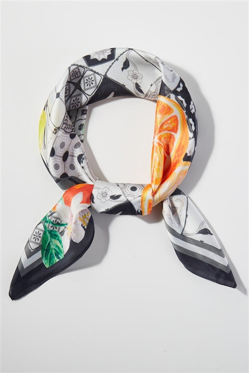 Citrus Mosaic Print Bandana