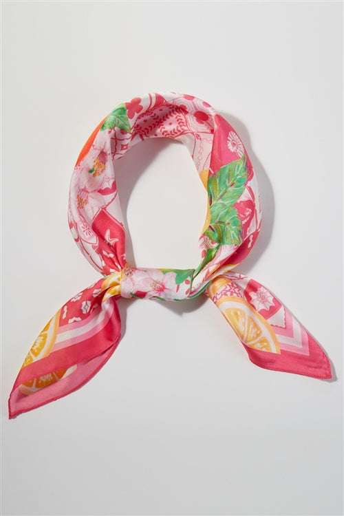 Citrus Mosaic Print Bandana
