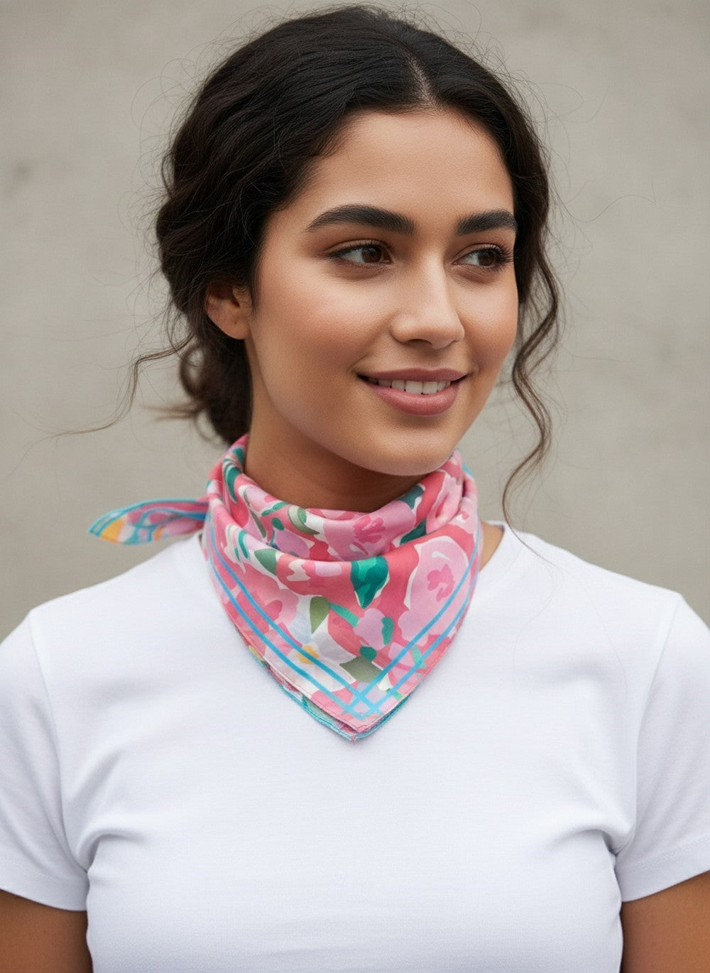 Abstract Garden Print Bandana