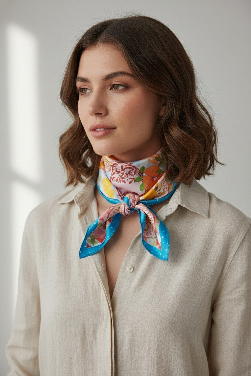 Seaside Feast Print Bandana