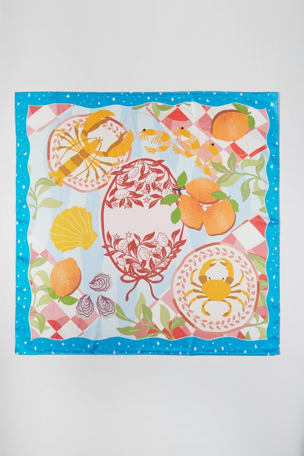 Seaside Feast Print Bandana