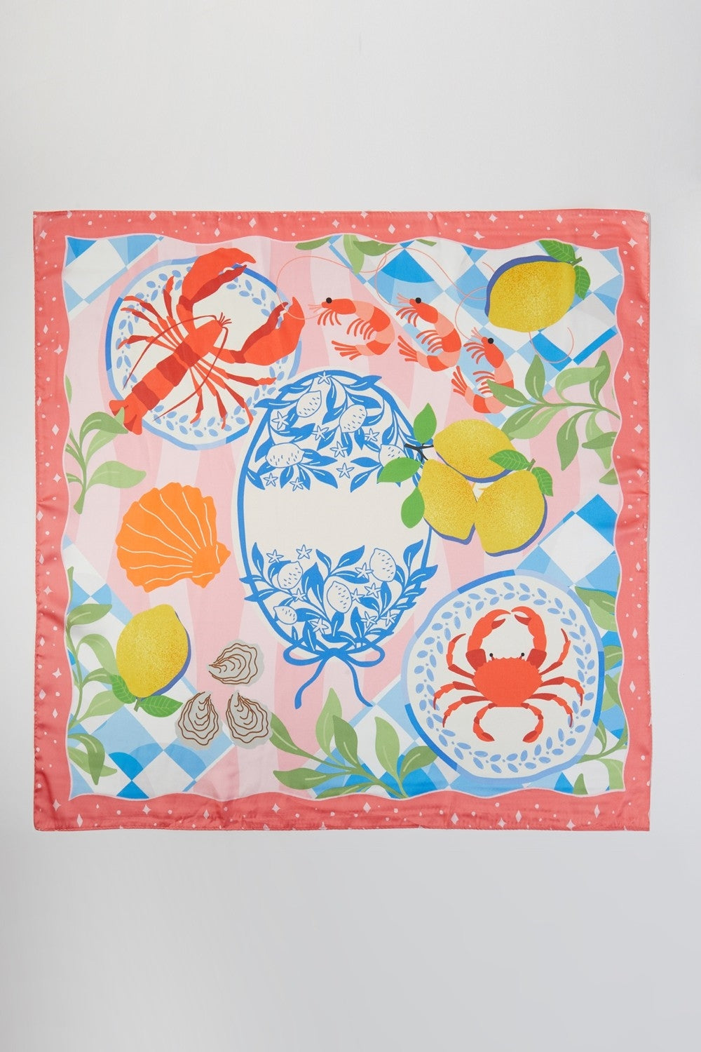 Seaside Feast Print Bandana