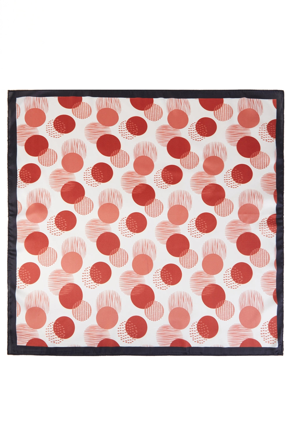 Abstract Polka Dot Print Square Scarf