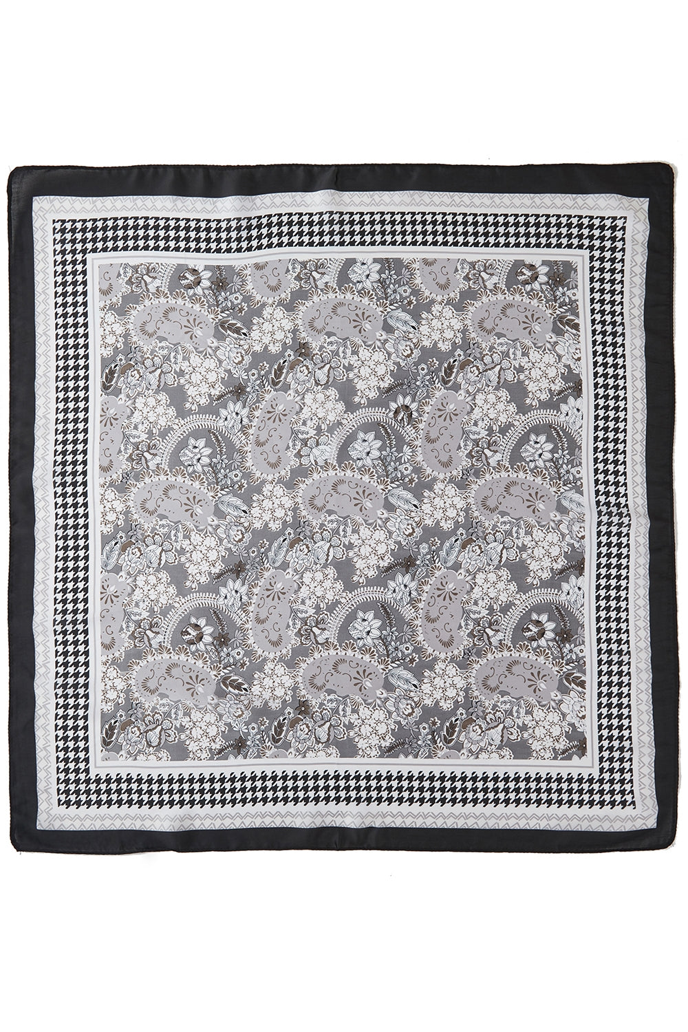 Paisley & Houndstooth Print Bandana