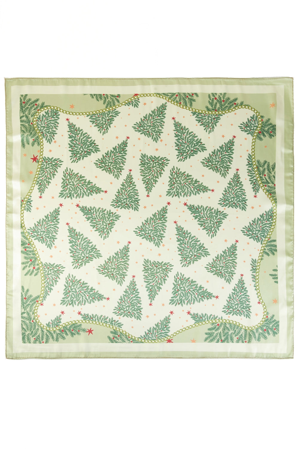 Festive Forest Print Bandana