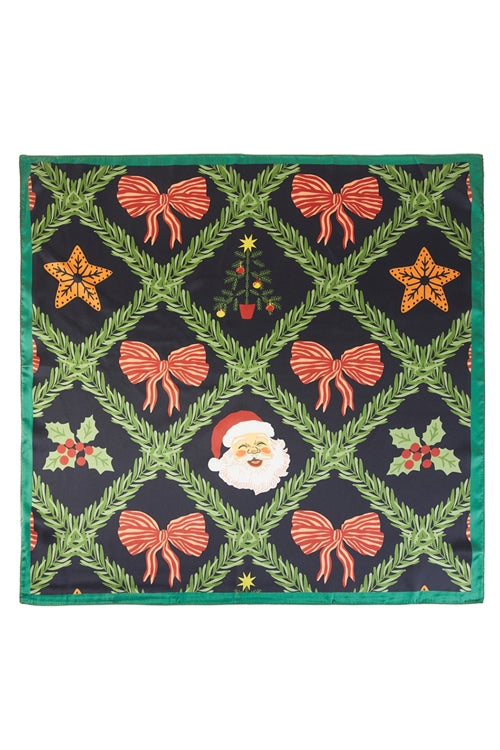 Christmas Santa Print Bandana
