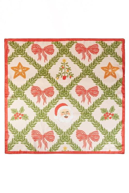 Christmas Santa Print Bandana