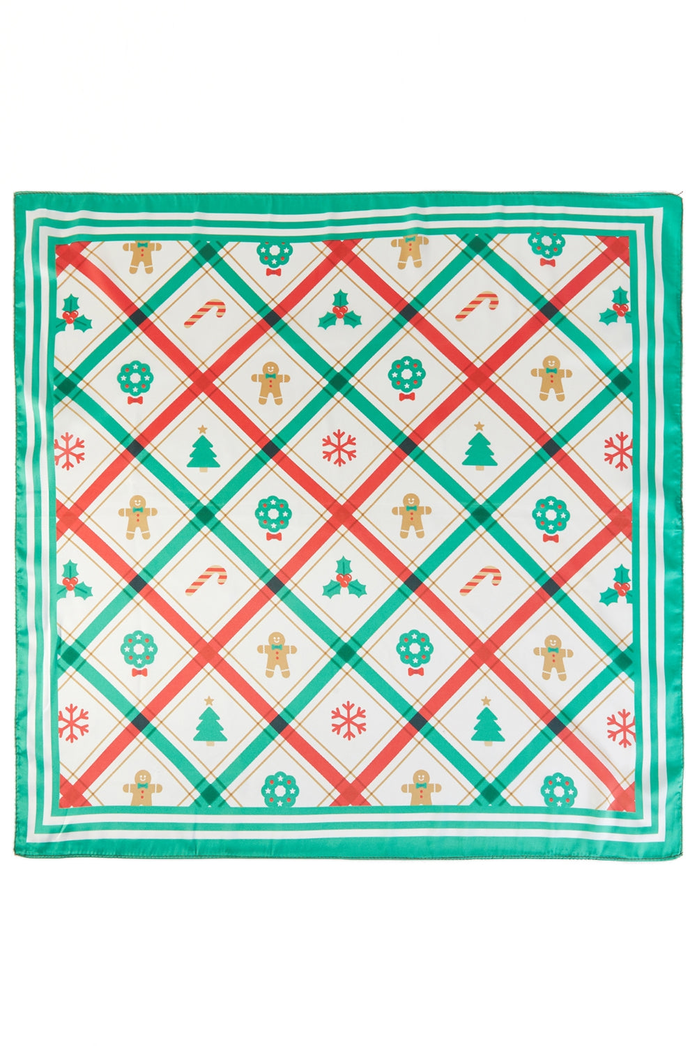 Christmas Santa Print Bandana