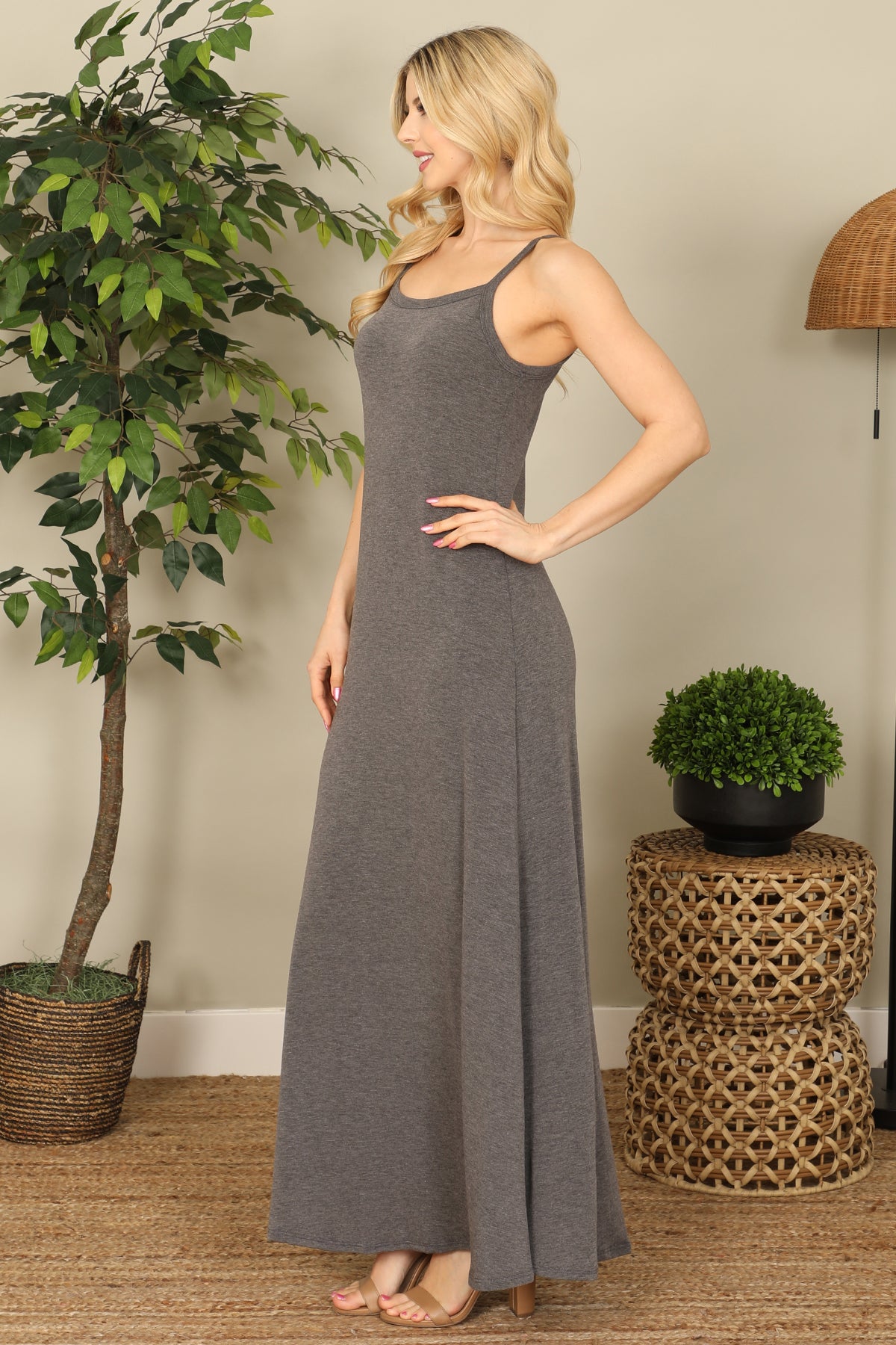 Spaghetti Strap Maxi Dress