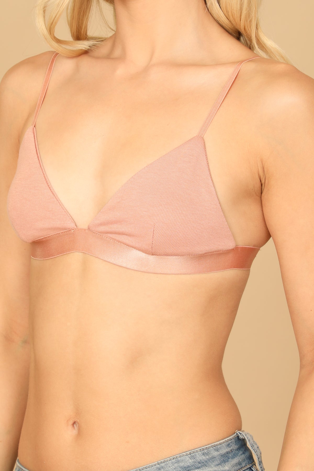 Non-Wired Cotton Bra Top