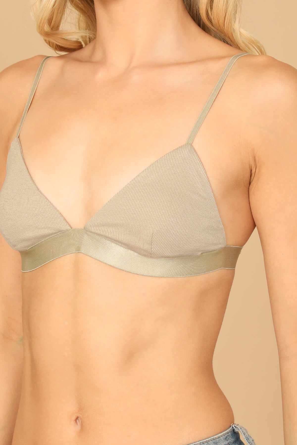 Non-Wired Cotton Bra Top