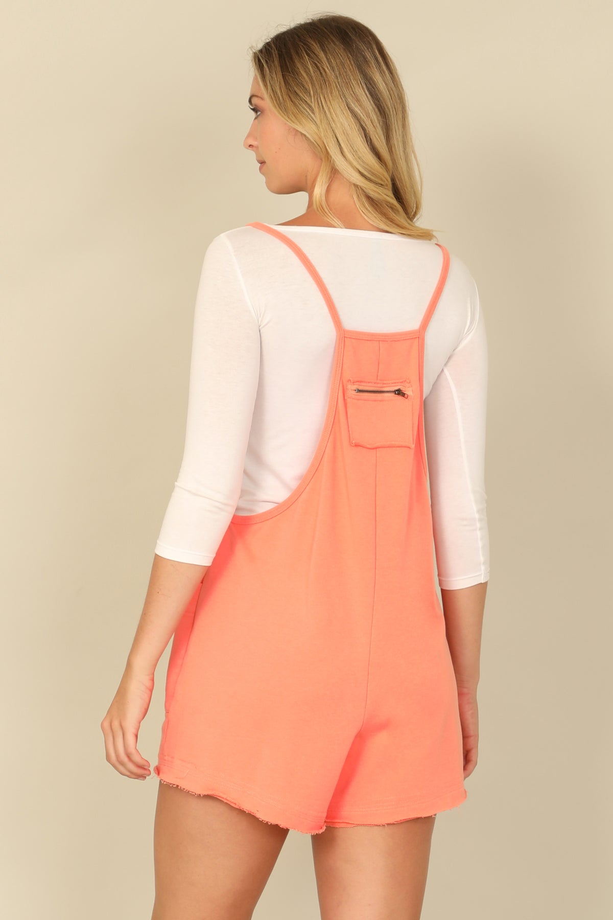 Spaghetti Strap Side Pocket Romper