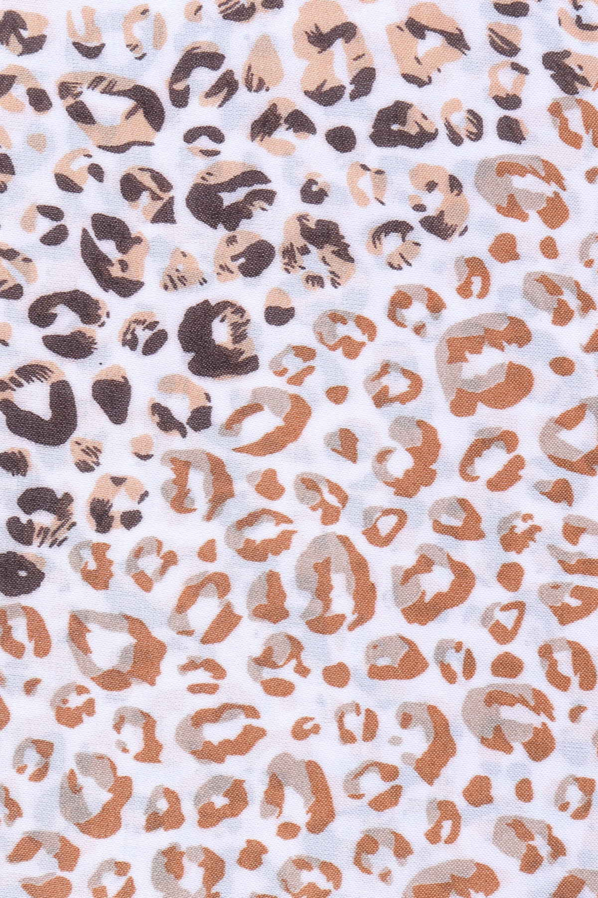 Two Tones Leopard Silky Square Scarf