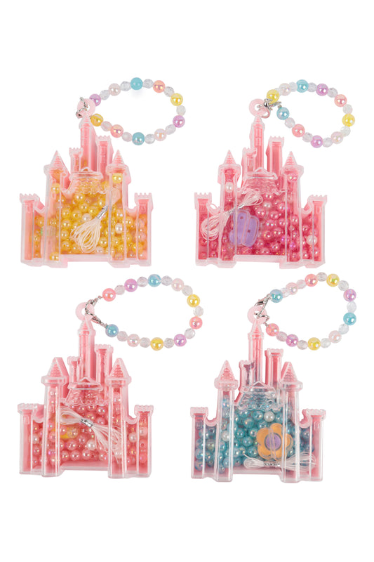 DIY Castrle Necklace or Bracelet Pearl Beads Handcrafted Toy Jewelry