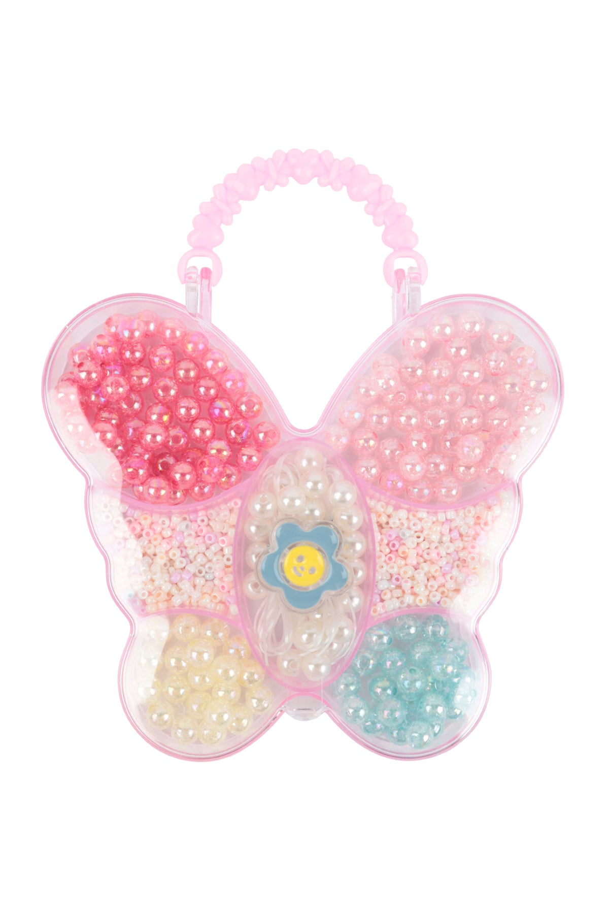 DIY Butterfly Necklace or Bracelet Pearl Beads Hancrafted Toy Jewelry